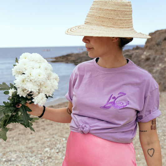 HADH / LUCK TEE-Lilas- WOMEN