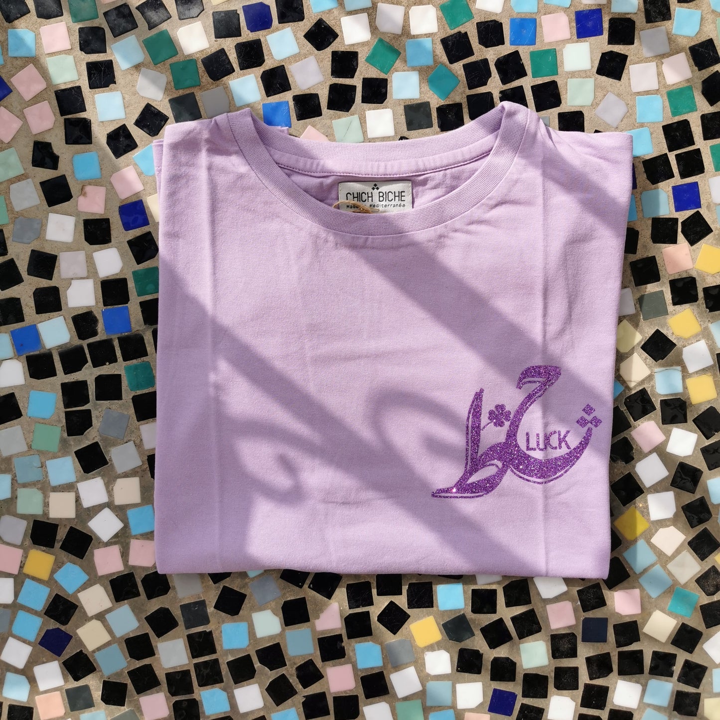 HADH / LUCK TEE-Lilas- WOMEN