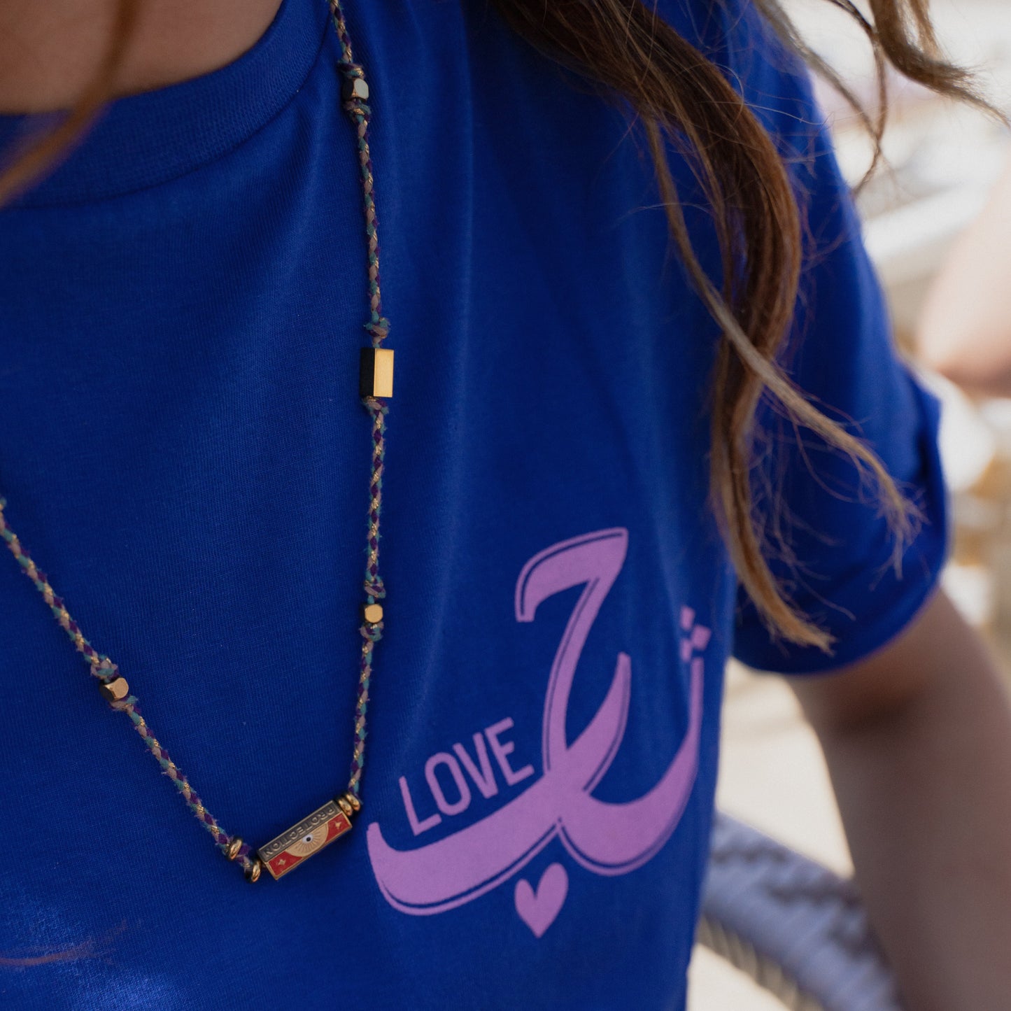 TEE-SHIRT- BLUE- "LOVE"- WOMEN